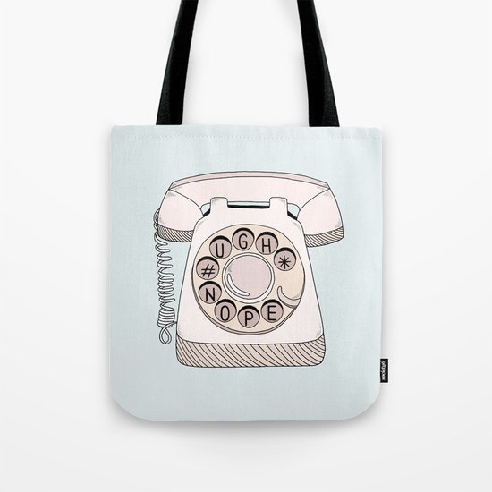 Phone Call Tote Bag