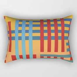 Warm Moroccan Tribal Rectangular Pillow