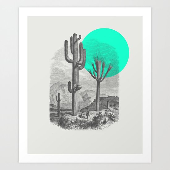Cacti Art Print
