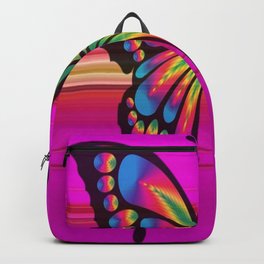 Vibrant, Decorative Butterfly Backpack