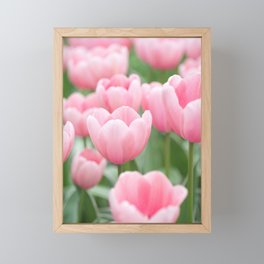 Pink Tulip Framed Mini Art Print