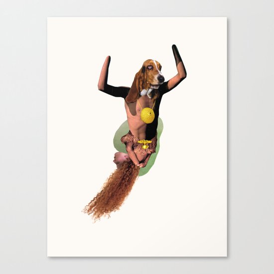 Olympic Pooch Canvas Print