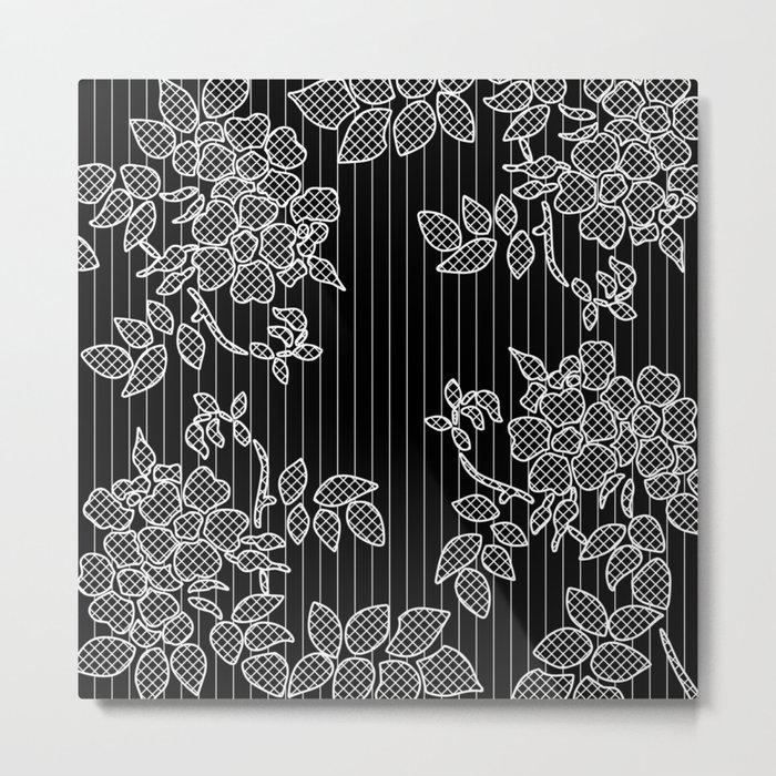 LIVING IN BLACK AND WHITE Metal Print
