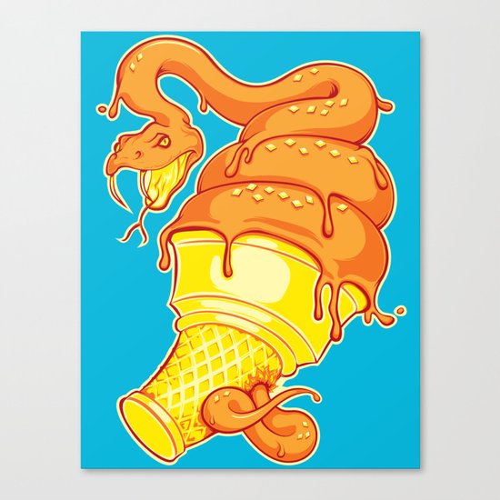 Snake Cone Canvas Print