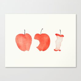 Red apples Canvas Print