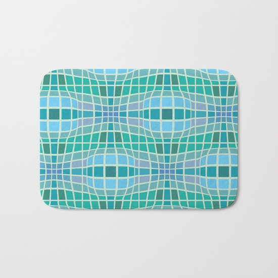 Protrusion and retraction - Optical Game 18 Bath Mat