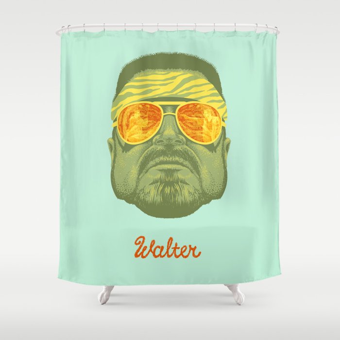 The Lebowski Series: Walter Shower Curtain