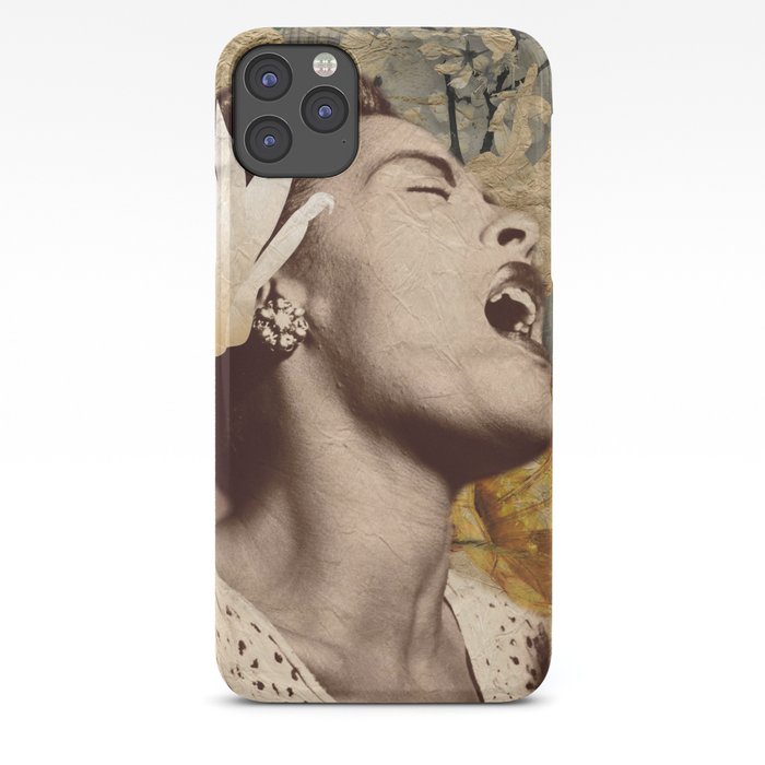 Billie Holiday Vintage Mixed Media Art Collage iPhone Case