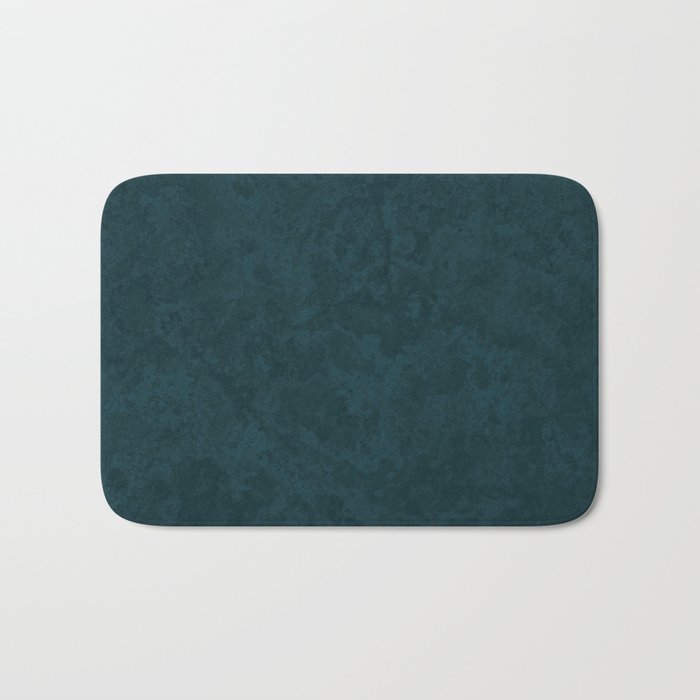 Marble Granite - Deep Teal Turquoise Ocean - Accent Color Decor - Lowest Price On Site Bath Mat