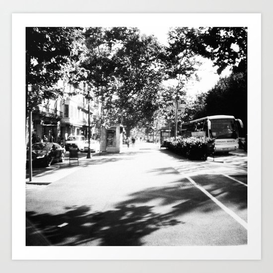 Gran Via de les Corts Catalanes Art Print