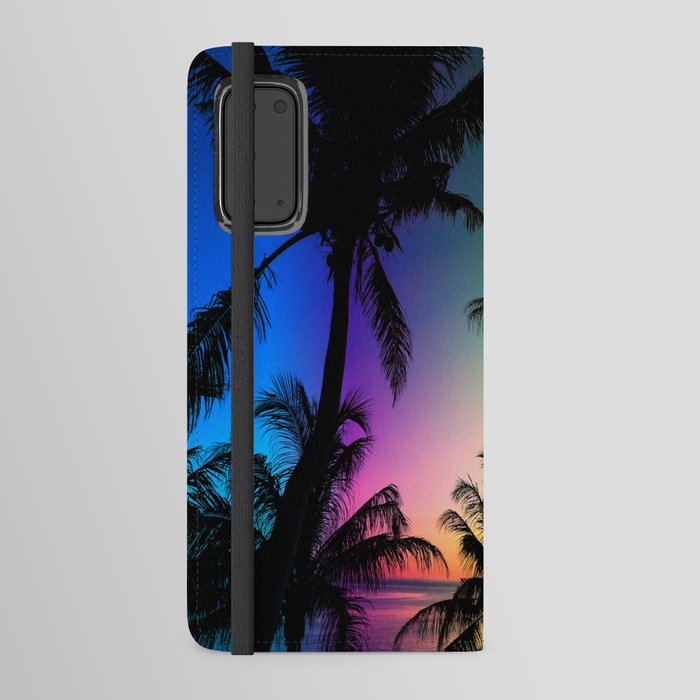 California Palm Trees Dream Android Wallet Case