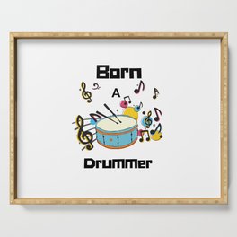 Born Drummer Serving Tray