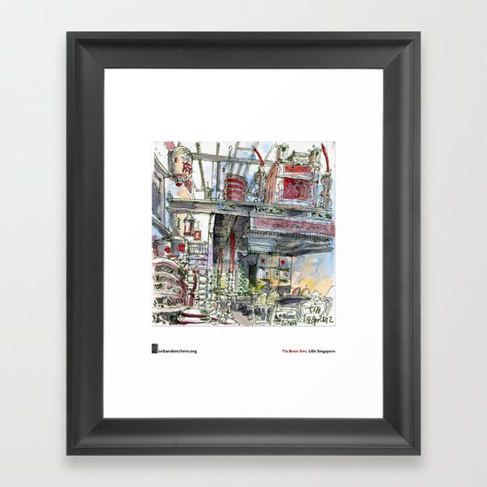 Tia Boon Sim, "The Intan, Singapore" Framed Art Print