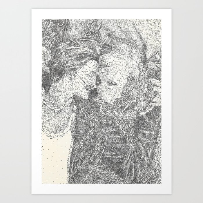 The Fault In Our Stars Pointillism Art Print By Paopaoriver Society6
