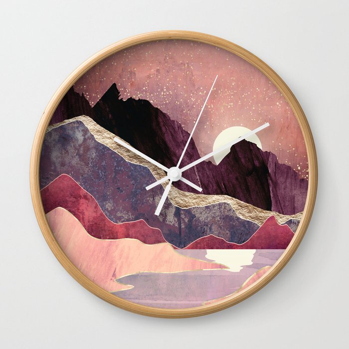 Blush Vista Wall Clock