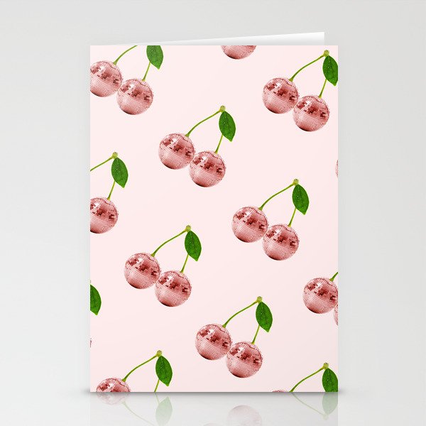 Disco Cherries Stationery Cards