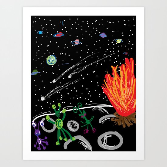 "Where Are We?" by Aimee G. Art Print