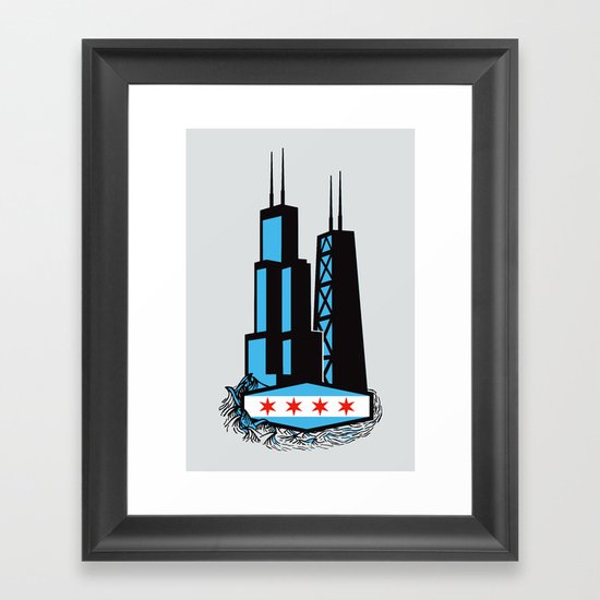 CHICAGO Framed Art Print