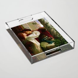 Romeo and Juliet, 1884 by Frank Dicksee Acrylic Tray