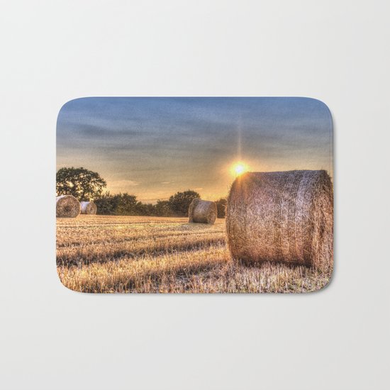 Summer Evening Farm Bath Mat