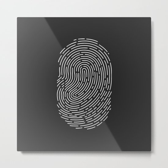 Fingerprint Metal Print