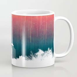 Meteoric rainfall Kaffeebecher | Meteor, Illustration, Sky, Alone, Colorful, Dream, Outdoor, Curated, Fiction, Astronomy 