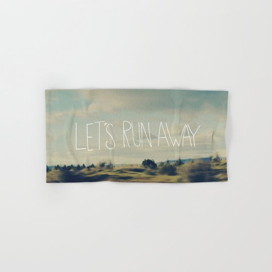 Let's Run Away Hand & Bath Towel