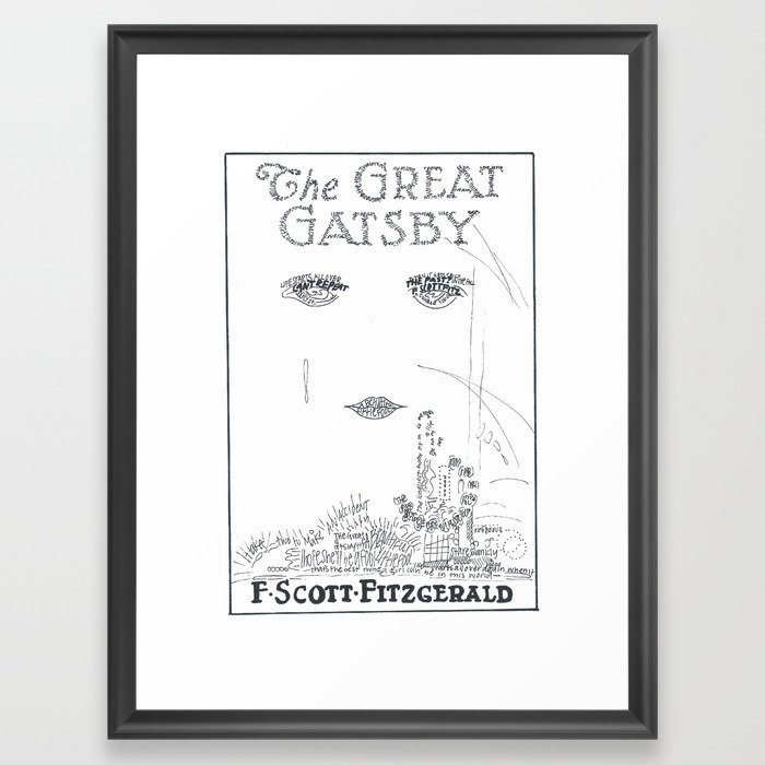 The Great Gatsby Framed Art Print