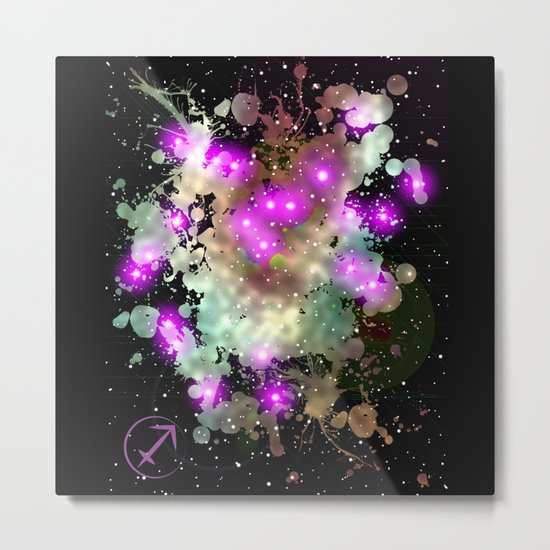 The Zodiac Sign -- Sagittarius Metal Print