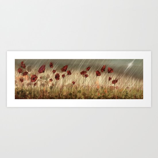 Summer field Art Print