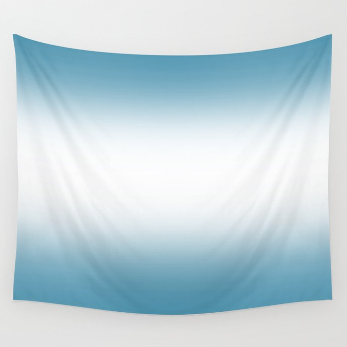 Blue Gradient Wall Tapestry