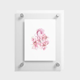 Pink Magnolia 1 Floating Acrylic Print