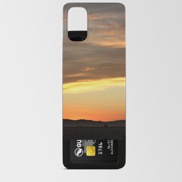  sunset in the sahara desert - staying overnight in a berber tent - nomadic life - travel Africa - Morroco - wanderlust Android Card Case