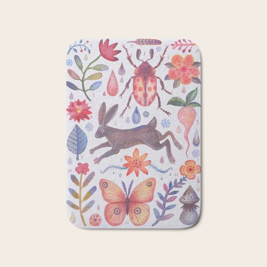 Et coloris natura V Bath Mat