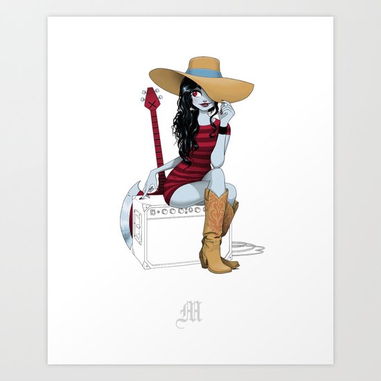 Pardoart's Alphabet - M Art Print