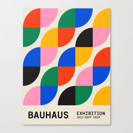 BAUHAUS 04: Exhibition 1923 | Mid Century Series  Canvas Print
