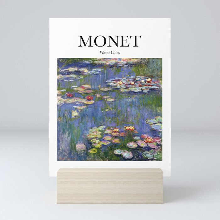 Monet - Water Lilies Mini Art Print