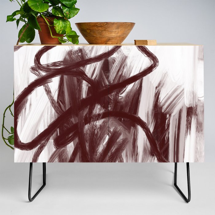 Expressionist Painting. Abstract 219. Credenza
