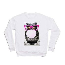 Chewing gum owl Crewneck Sweatshirt