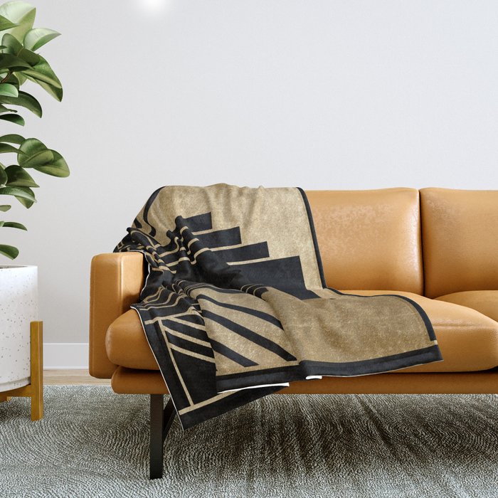 Art deco design Throw Blanket