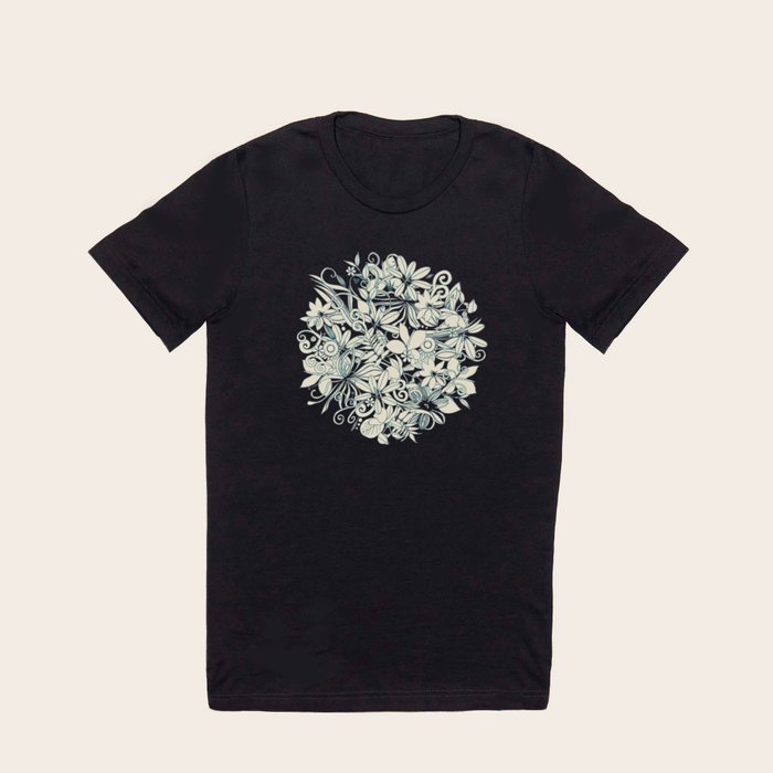 Denim and hotsell flower t shirts