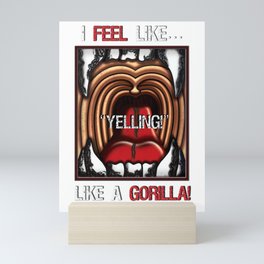 Gorilla Call Mini Art Print
