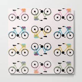 bike Metal Print | Esporte, Bicicleta, Sport, Flowers, Pattern, Bike, Graphicdesign 