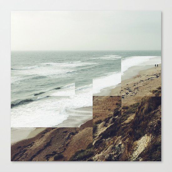 Walks on the beach Canvas Print