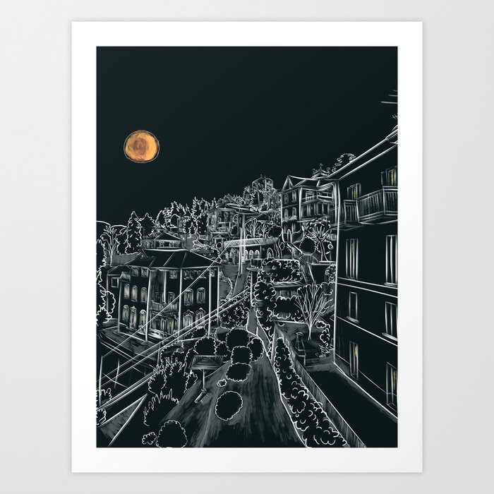 Brunate Art Print