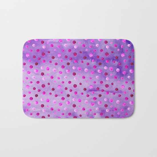 Polka Dot Pattern 02 Bath Mat