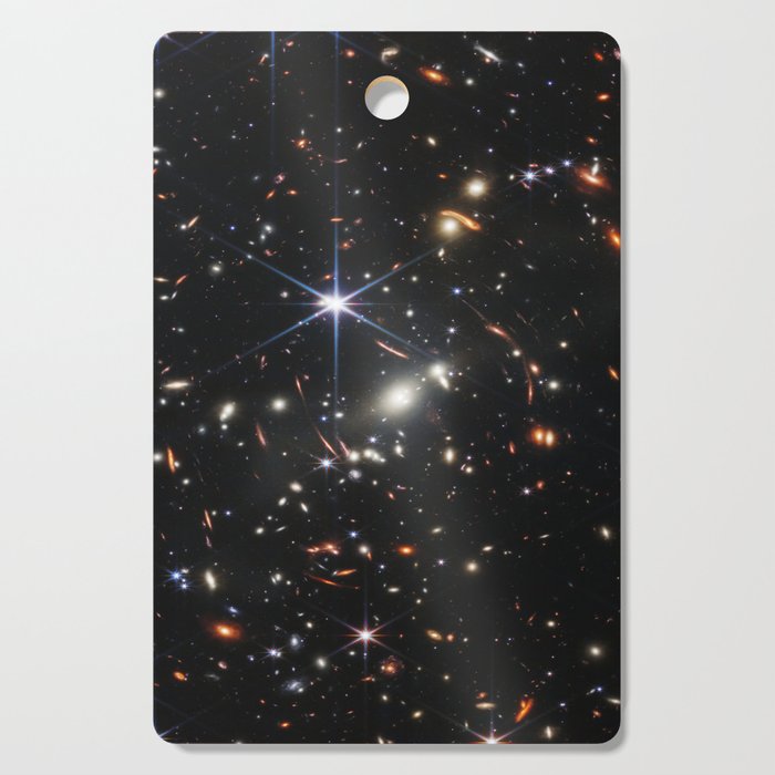 Galaxies of the Universe Webb's First Deep Field (NIRCam Image)  Cutting Board