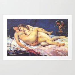 The Sleepers - Gustave Courbet Art Print
