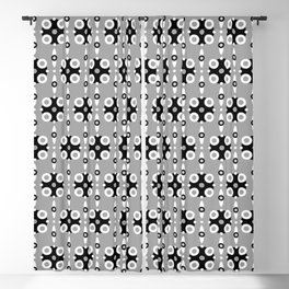 Funky Geo Modern / Grey Geometric Modern Pattern Blackout Curtain