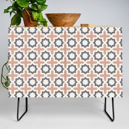 river stars - blue and pink Credenza